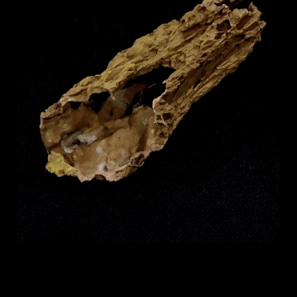 Synthetic Resin Tan-Colored Driftwood Natural Brown Reptile Habitat Decor